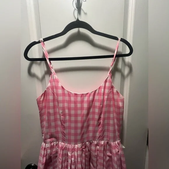 Size L, Hearts & Found Pink Gingham Sundress - Picture 2 of 4